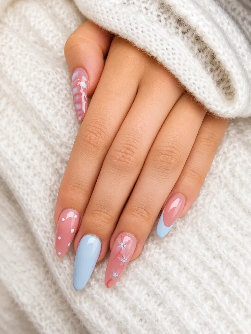 Aquarelle bleu clair